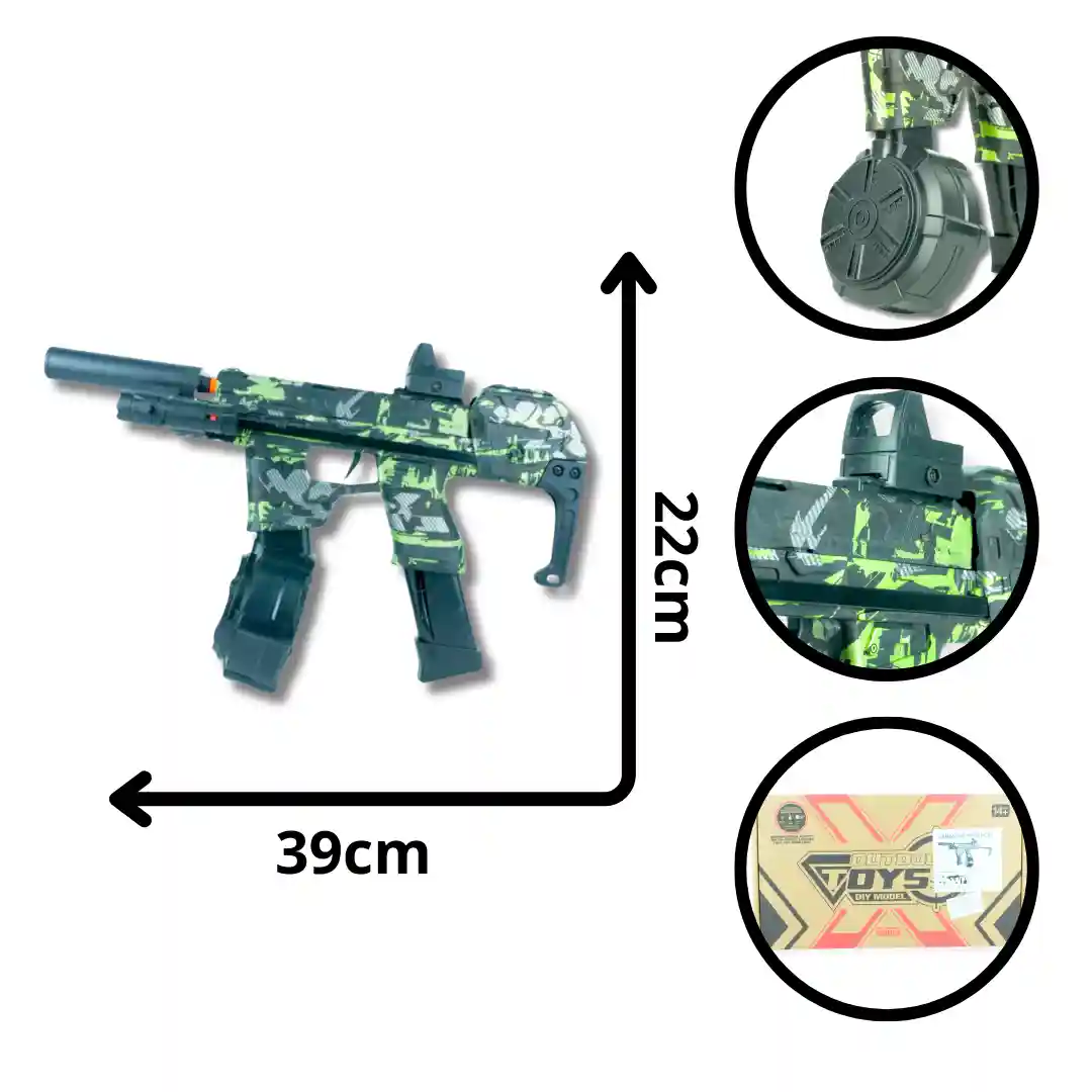 LANZADOR DE BOLAS DE HIDROGEL PARA ADULTO MG51382-01 LANZADOR DE BOLAS DE HIDROGEL PARA ADULTO MG51382 (BOX X12) - Imagen 1