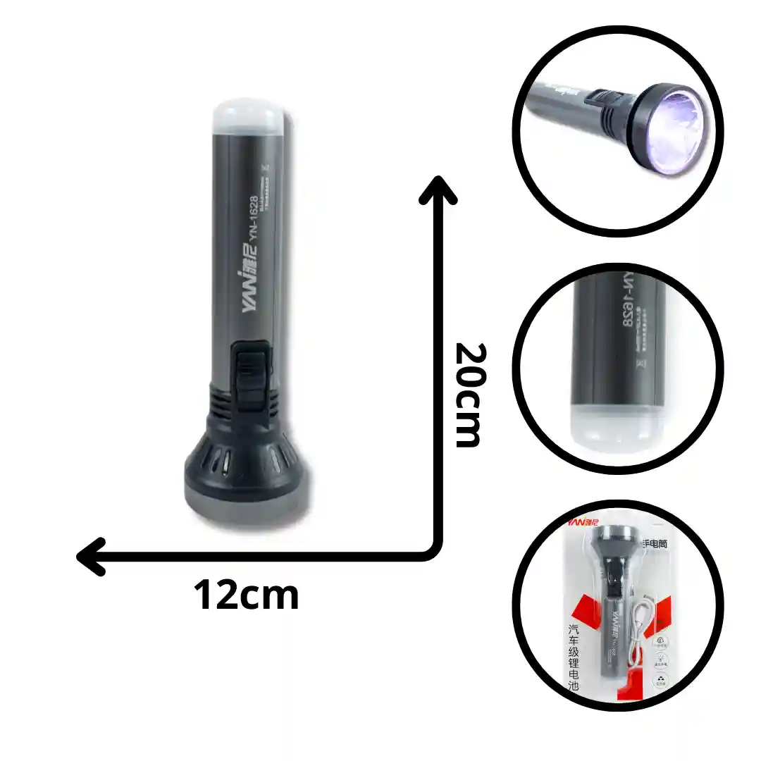 LINTERNA BLISTER YN-1628-01 LINTERNA BLISTER YN-1628 (BOX X120) - Imagen 1