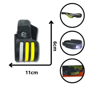 LINTERNA MINERA 3 LINEAS KE-138 W689-3 (BOX X240)