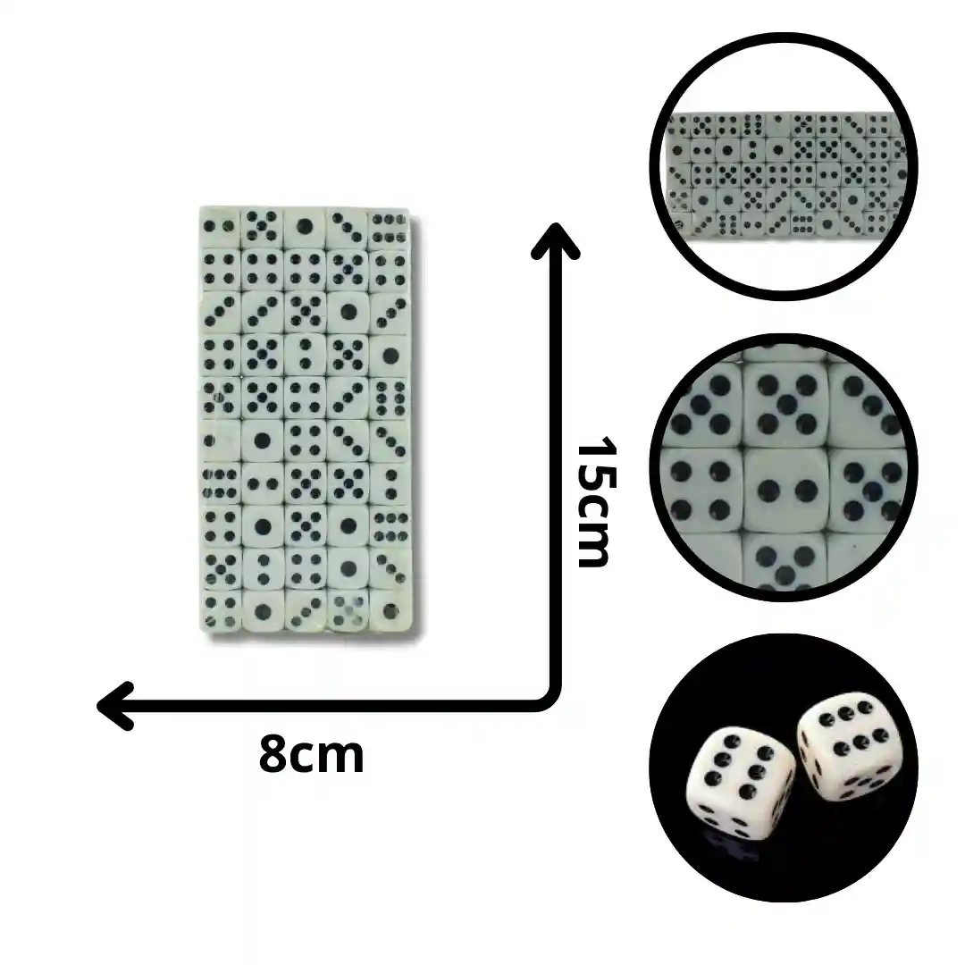 PAQUETE DE DADO NEGRO X100 NR9103-03 PAQUETE DE DADO NEGRO X100 NR9103 - Imagen 1