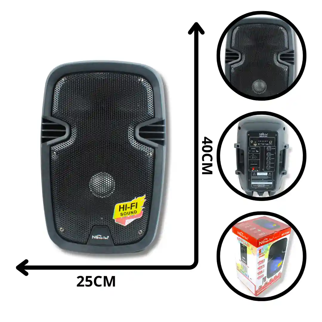 PARLANTE NANOTEC NT-P2444-01 PARLANTE NANOTEC NT-P2444 (BOX X8) - Imagen 1