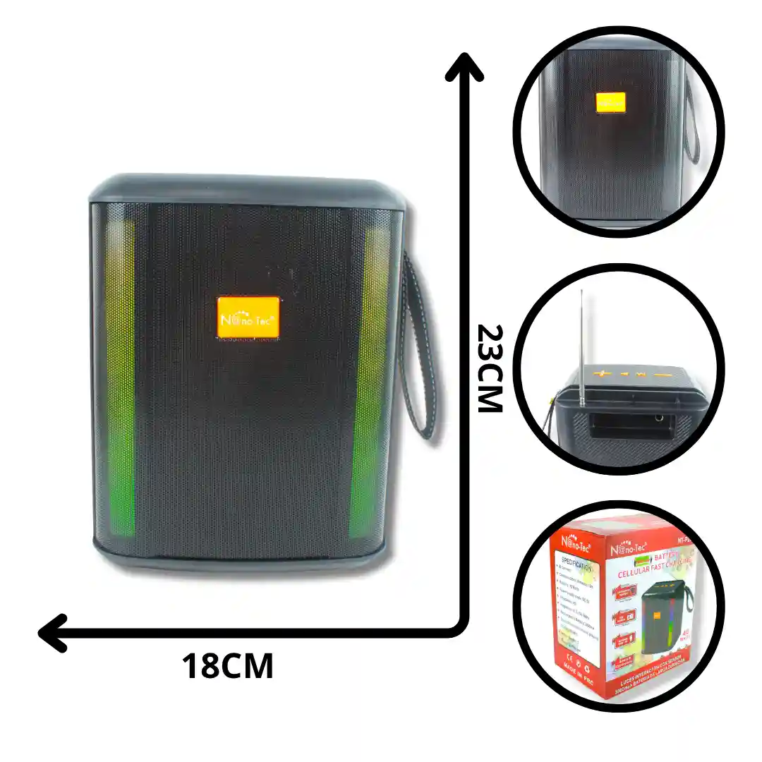 PARLANTE NANOTEC NT-P2451-01 PARLANTE NANOTEC NT-P2451 (BOX X20) - Imagen 1