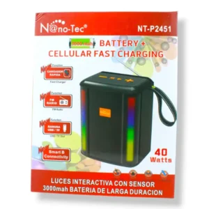 PARLANTE NANOTEC NT-P2451 (BOX X20) - Imagen 3