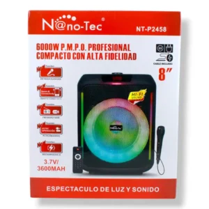 PARLANTE NANOTEC NT-P2458 (BOX X6) - Imagen 4