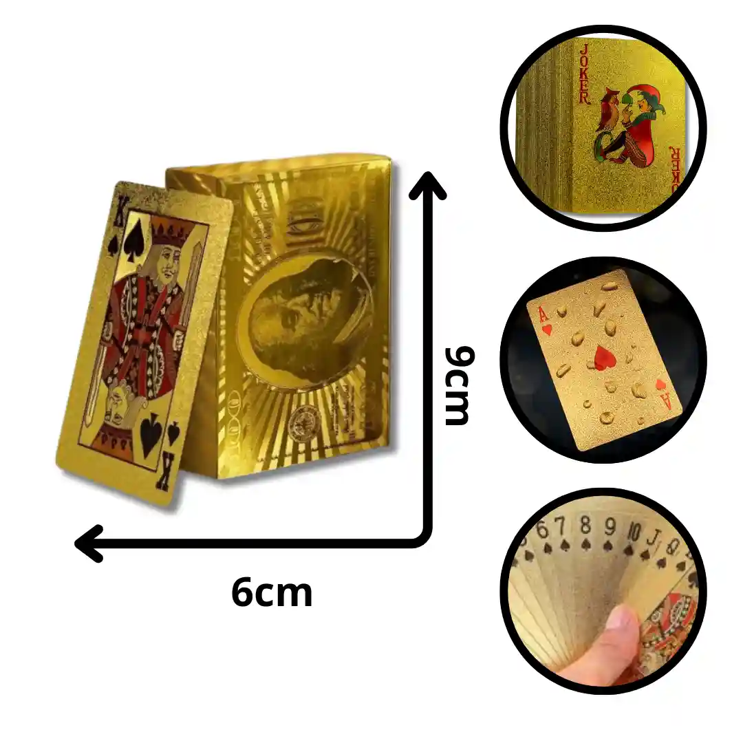 POKER ROYAL CARTA DORADA ANMA4-07 KE-99-02 POKER ROYAL CARTA DORADA ANMA4-07 KE-99 (BOX X100) - Imagen 1