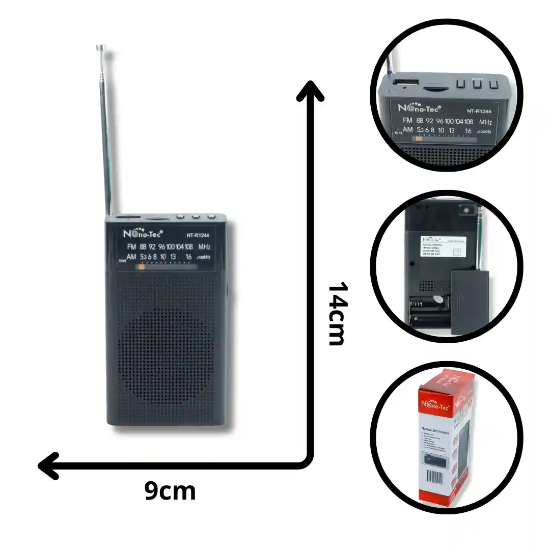 RADIO NANOTEC NT-R1244-01 RADIO NANOTEC NT-R1244 (BOX X60) - Imagen 1