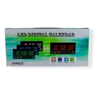 RELOJ DIGITAL DE PARED ROJO JH4622 (BOX X12) - Imagen 2