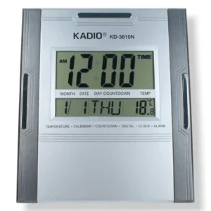 RELOJ PARED CUADRADO KADIO KD-3810N (BOX X30) - Imagen 3