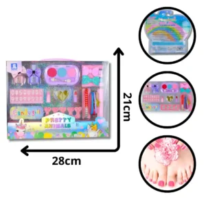 SET MAQUILLAJE PEDICURE MG48609 (BOX X72)