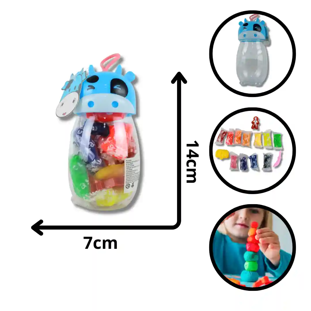 TARRO PLASTILINA VACA NR4304 145-04 TARRO PLASTILINA VACA NR4304 145 - Imagen 1