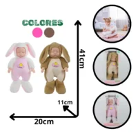 BEBÉ CON DISFRAZ DE CONEJITO MG48313