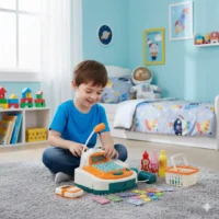 CAJA REGISTRADORA PEQ CON MICRÓFONO MG41059 - Imagen 2