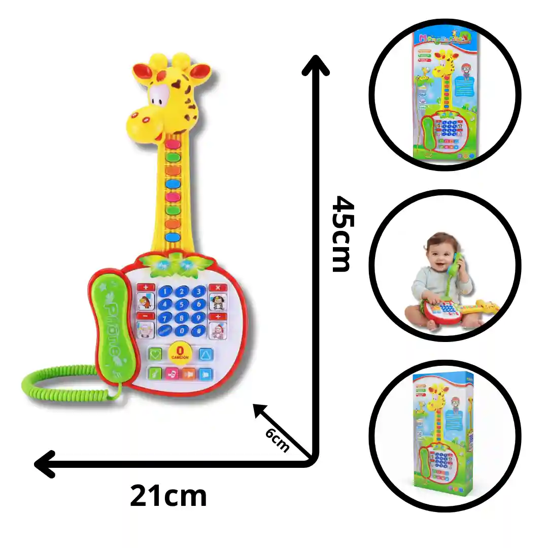 GUITARRA JIRAFA CY-6020C-04 GUITARRA JIRAFA CY-6020C (BOX 48) - Imagen 1