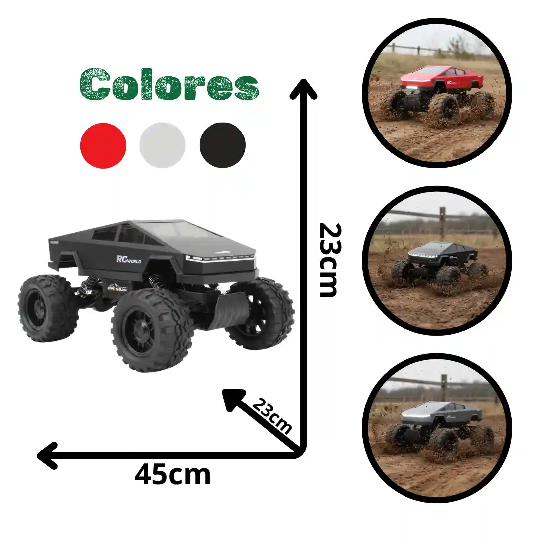 CAMIONETA CYBERTRUCK HB-P14A13 HD3488B NEGRA (BOX )-01 CAMIONETA CYBERTRUCK HB-P14A13 HD3488B NEGRA (BOX ) - Imagen 1