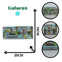 FICHAS PARA ARMAR MINECRAFT PEQ FOX-1731