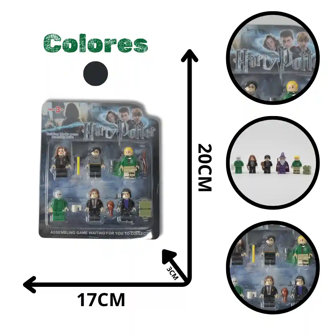 FICHAS PARA ARMAR MINI FIGURAS HARRY POTTER FOX-0979-01 FICHAS PARA ARMAR MINI FIGURAS HARRY POTTER FOX-0979 - Imagen 1