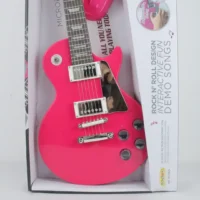 GUITARRA ELÉCTRICA CON MICRÓFONO HK-9178CS (BOX X6) - Imagen 4