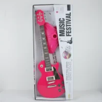 GUITARRA ELÉCTRICA CON MICRÓFONO HK-9178CS (BOX X6)
