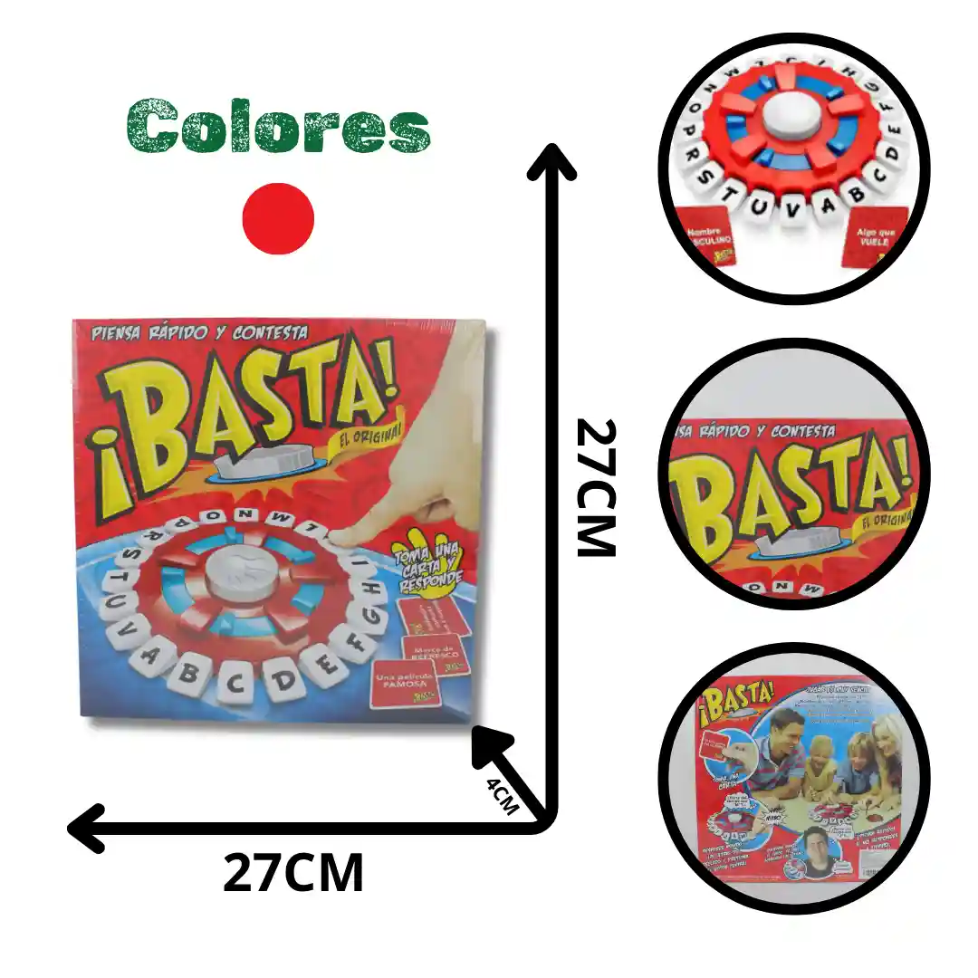 JUEGO DE MESA BASTA FOX-1768-01 JUEGO DE MESA BASTA FOX-1768 - Imagen 1