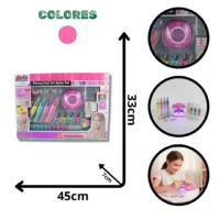 KIT DE MANICURE GRANDE MBK-395 (BOX X18)