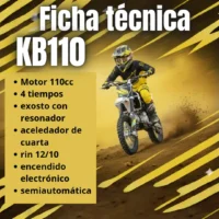 MOTOCROSS GAS KB110 110CC SEMI AUTIMATICARIN 12/10 - Imagen 3