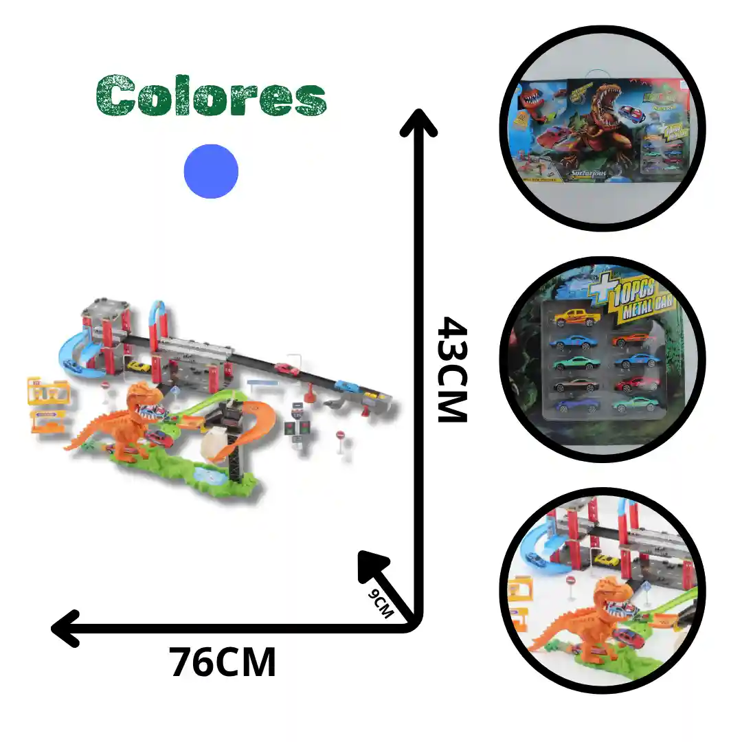 PISTA DINOSAURIO GRANDE 8899-94 (BOX X12)-01 PISTA DINOSAURIO GRANDE 8899-94 (BOX X12) - Imagen 1