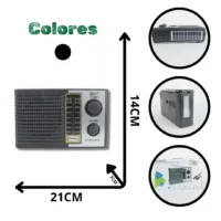 RADIO CON PANEL SOLAR BECK PLAY BP-R007BTS