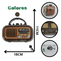 RADIO VINTAGE BLUETOOTH BECK PLAY BP-RV109BT