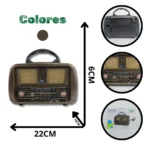 RADIO VINTAGE BLUETOOTH BECK PLAY BP-RV156BT