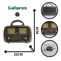 RADIO VINTAGE BLUETOOTH BECK PLAY BP-RV156BT