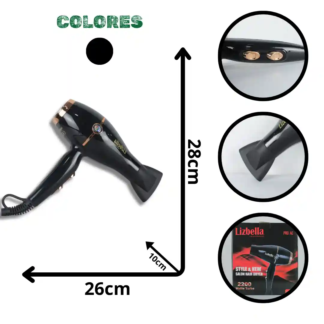 SECADOR LIZBELLA LB-6664-04 SECADOR LIZBELLA LB-6664 - Imagen 1