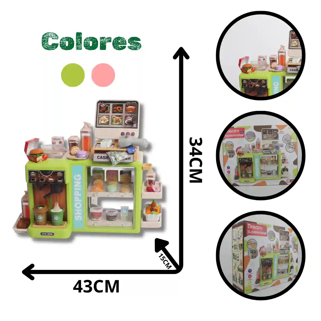 SET SUPERMERCADO 1101-1 1101-2 (BOX X12)-01 SET SUPERMERCADO 1101-1 1101-2 (BOX X12) - Imagen 1