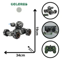 TANQUE MILITAR CONTROL REMOTO DH666-19B