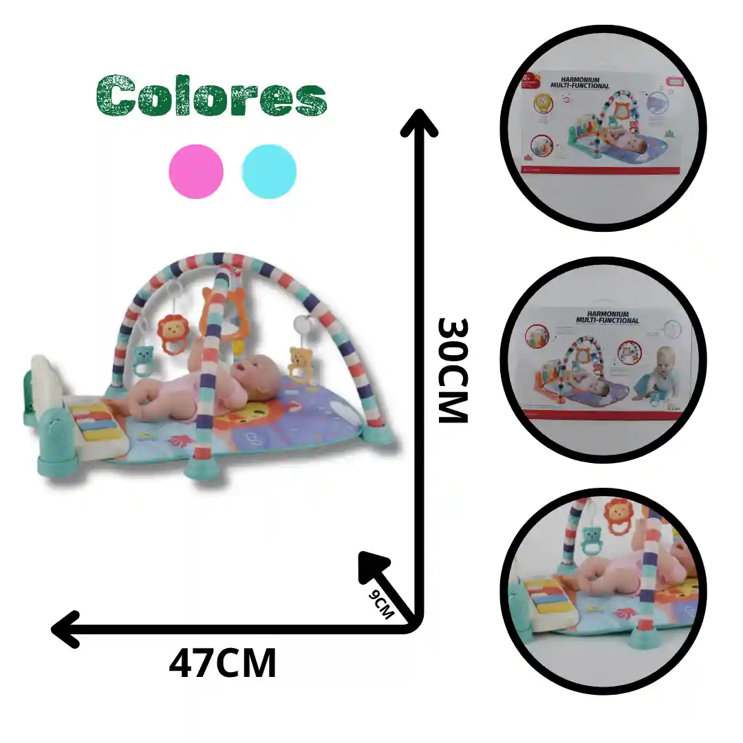 TAPETE BEBÉ MULTIFUNCIONAL 668-37 MG40422-04 TAPETE BEBÉ MULTIFUNCIONAL 668-37 MG40422 (BOX X18) - Imagen 1