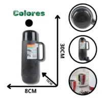 TERMO IMUSA NEGRO 1 LITRO 5861035012