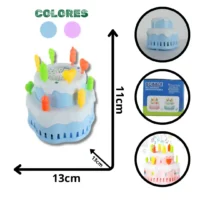 TORTA CUMPLEAÑOS BURBUJAS 578