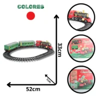 TREN NAVIDEÑO RECARGABLE 8237-2 (BOX 12)