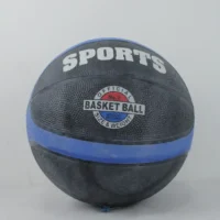 BALÓN BASQUET #7 NEGRO AZUL KE-82 (50) - Imagen 4