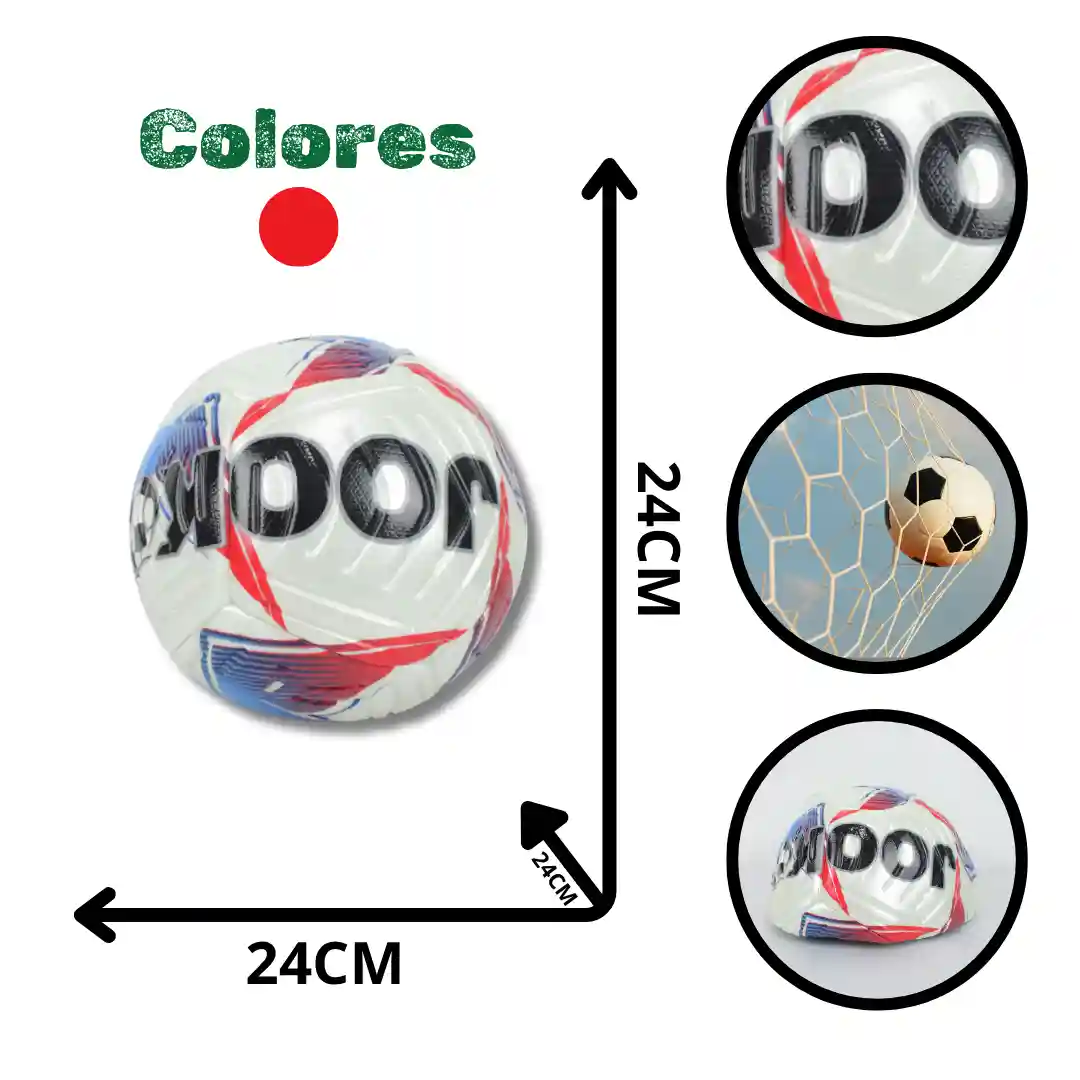 BALÓN FÚTBOL #5 420 GR BSF-68 NARANJA, VERDE (100)-01 BALÓN FÚTBOL #5 420 GR BSF-68 NARANJA, VERDE (100) - Imagen 1