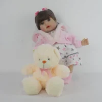 BEBÉ REAL NIÑA KD18910A PELUCHE (BOX X8) - Imagen 3