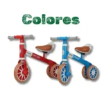 BICICLETA APRENDIZAJE NARANJA AZUL 9882A (10)