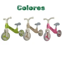 BICICLETA APRENDIZAJE ROSADO, VERDE, BEIGE 5588 (10)