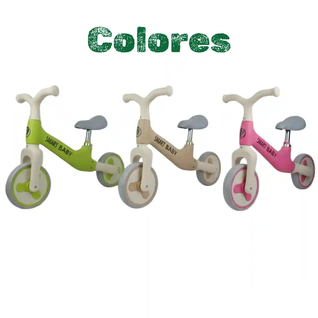 BICICLETA APRENDIZAJE ROSADO, VERDE, BEIGE 5588 (10)-01 BICICLETA APRENDIZAJE ROSADO, VERDE, BEIGE 5588 (10) - Imagen 1