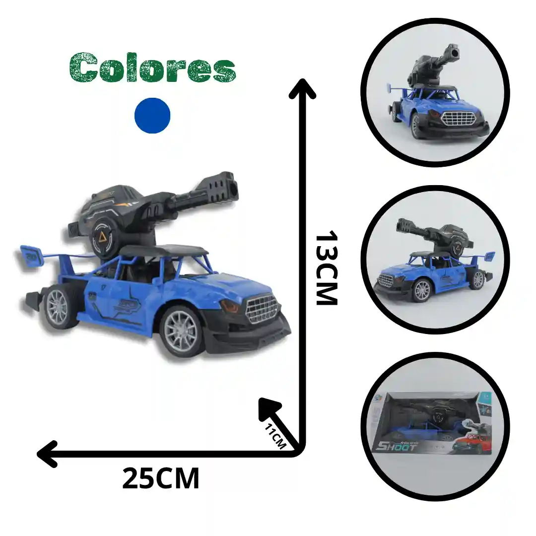 CAMIÓN CON LANZADOR DE HIDROGEL CONTROL REMOTO 729-51A (60)-01 CAMIÓN CON LANZADOR DE HIDROGEL CONTROL REMOTO 729-51A (60) - Imagen 1