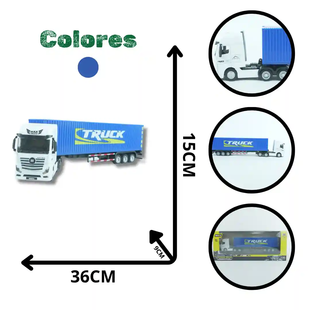 CAMIÓN CONTAINER 8802 (24)-01 CAMIÓN CONTAINER 8802 (24) - Imagen 1