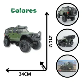 CAMIONETA CONTROL REMOTO VERDE 2014-18DWF2 HB-R1605 (12)