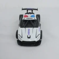 CARRO CONTROL REMOTO PEQUEÑO POLICÍA BLANCO-NEGRO 8818-81A (72) - Imagen 3