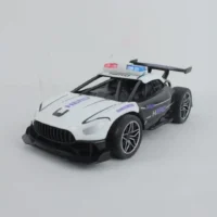 CARRO CONTROL REMOTO PEQUEÑO POLICÍA BLANCO-NEGRO 8818-81A (72) - Imagen 5