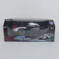 CARRO CONTROL REMOTO PEQUEÑO POLICÍA BLANCO-NEGRO 8818-81A (72) - Imagen 6