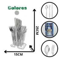 JUEGO DE CUBIERTO 24 PCS KE-36